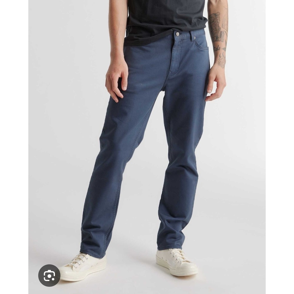 Quince navy comfort stretch traveler 5 pocket pants size 34x32